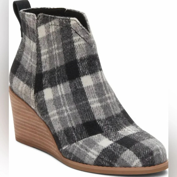 Tom’s Clare wedge bootie-size 6 NWT - Picture 1 of 10